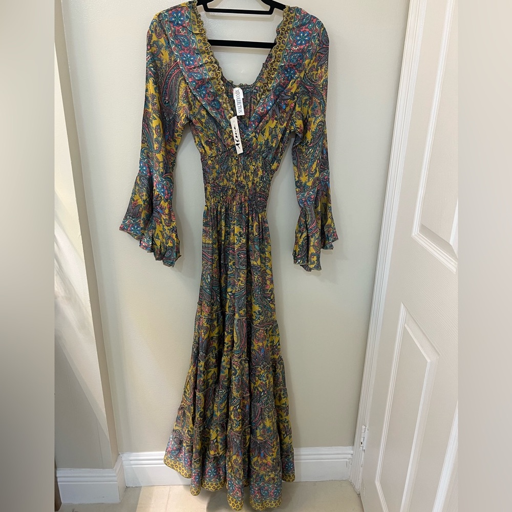 Chic Boho Silk Dress